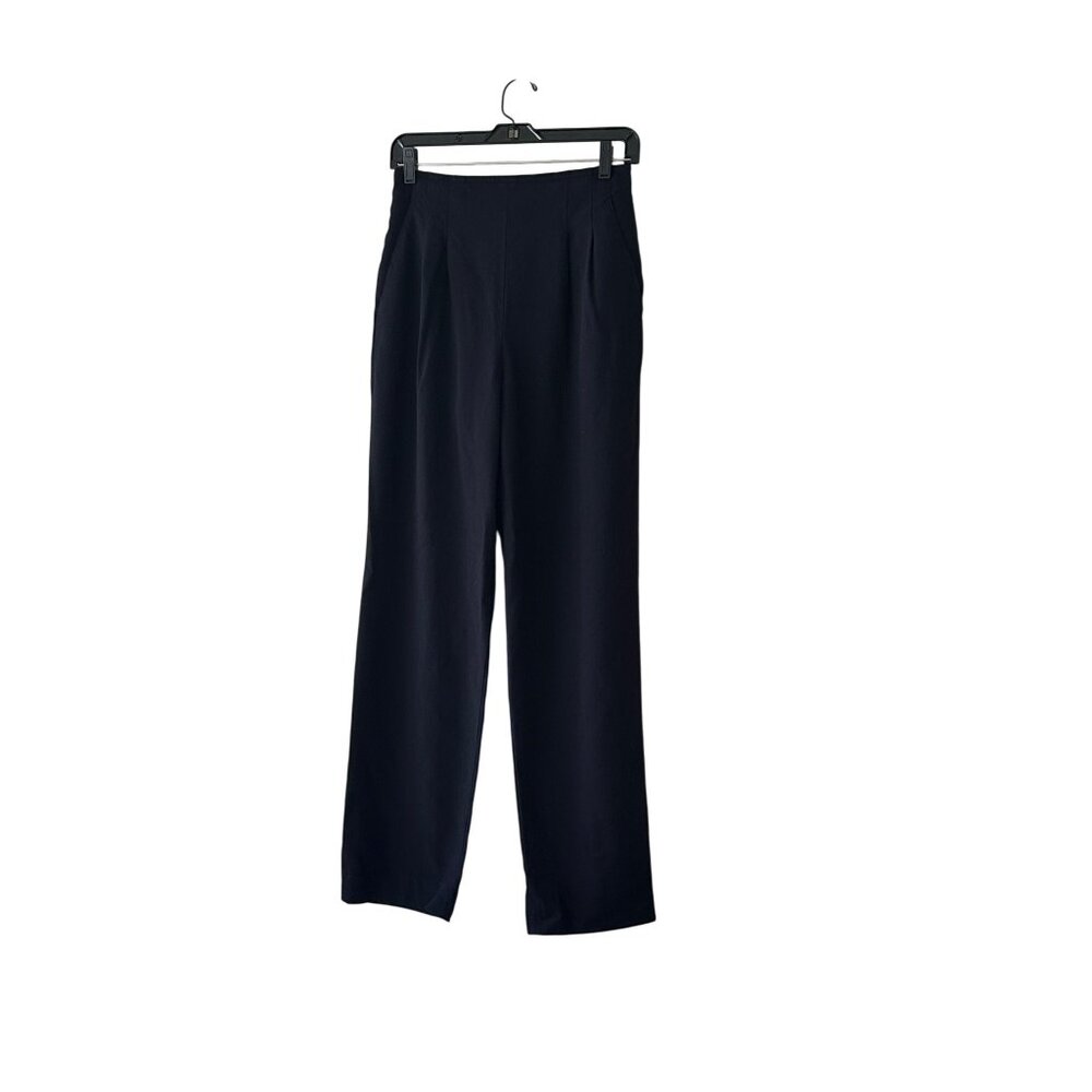 Dana Buchman Womens High-Waisted Pleated Wool Trousers Lined Career Formal W28